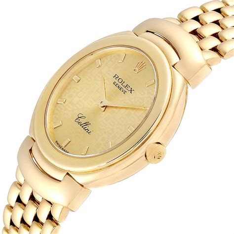 rolex cellini women's gold